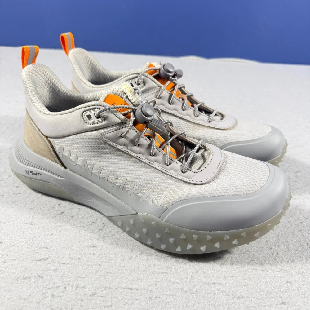Municipal Sportcross ATG Golf Shoes Mens 11 Gray Spikeless All Terrain